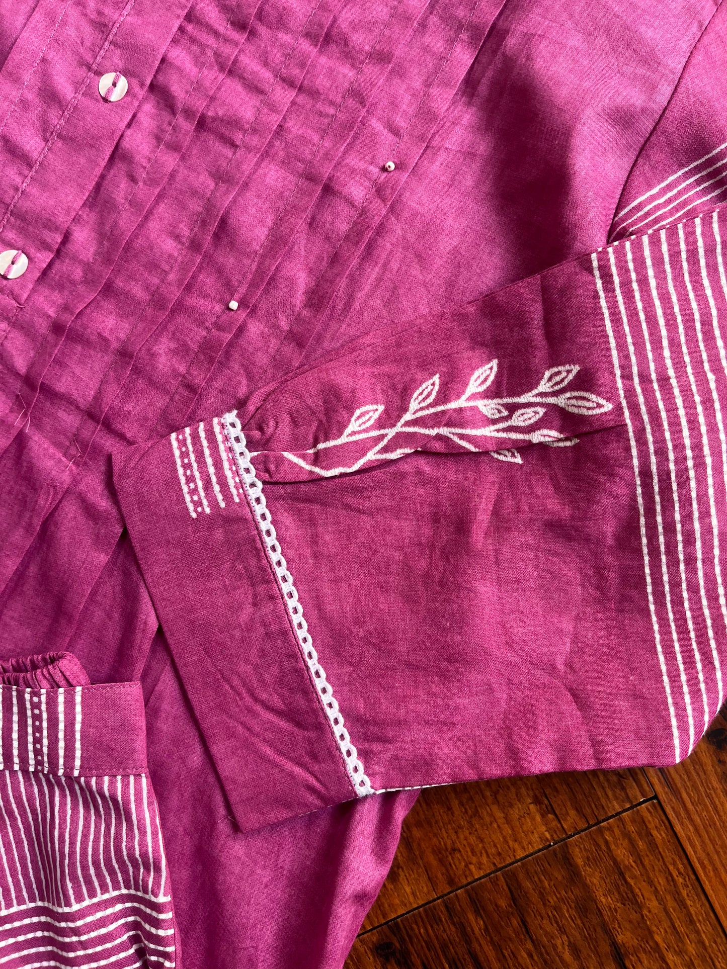 Pink cotton Kurti set