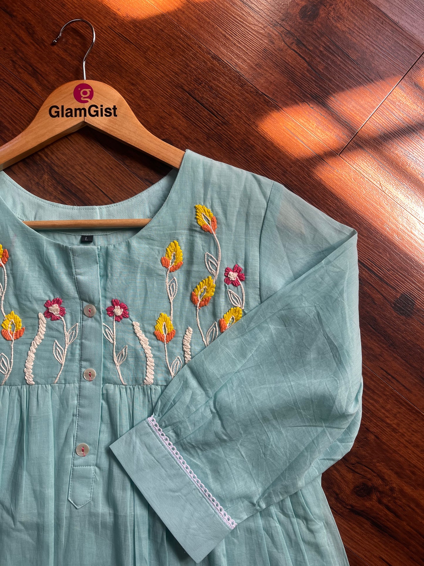 Blue Mul Cotton Dress