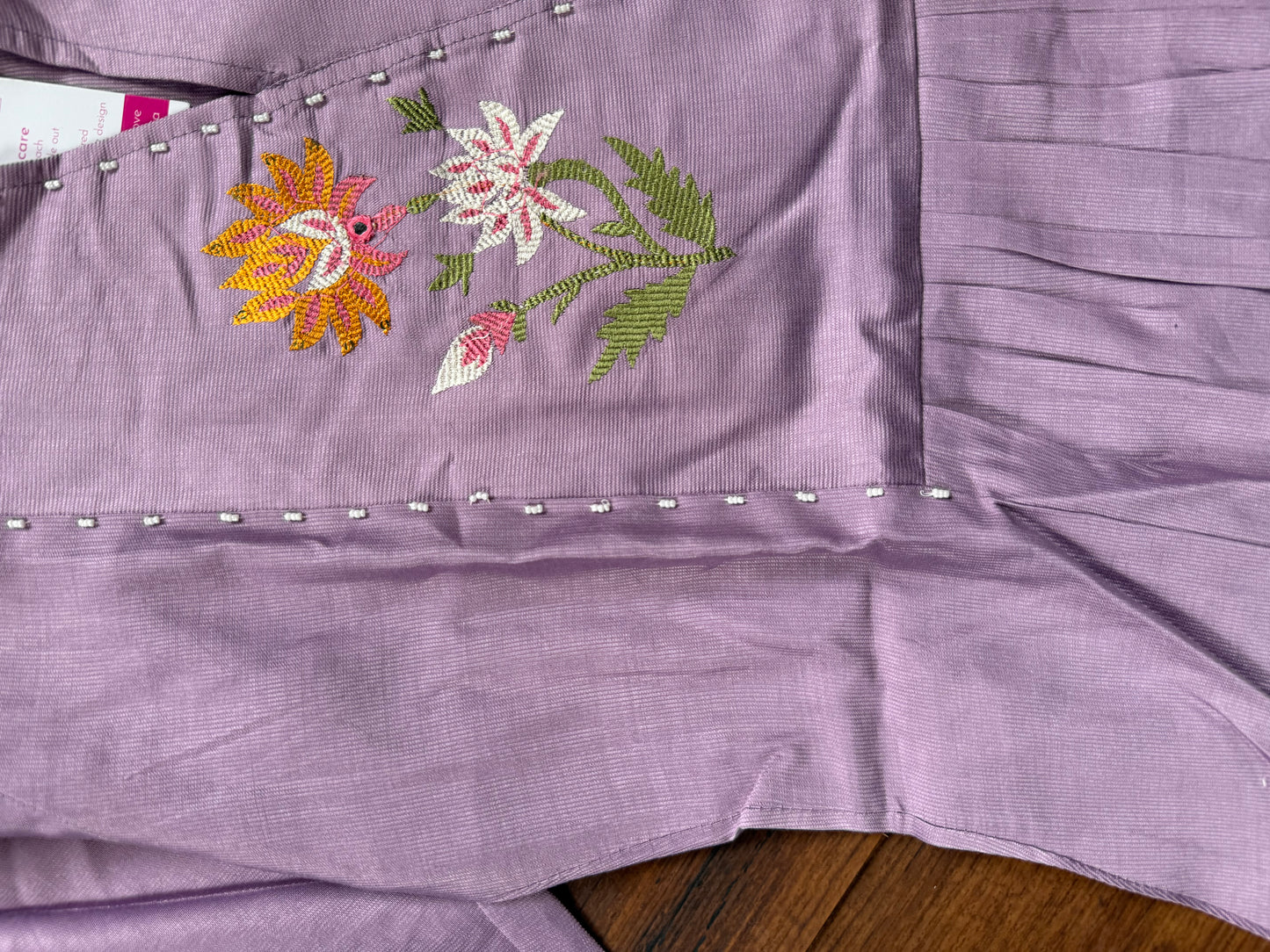 Soft lavender Kurti pant set