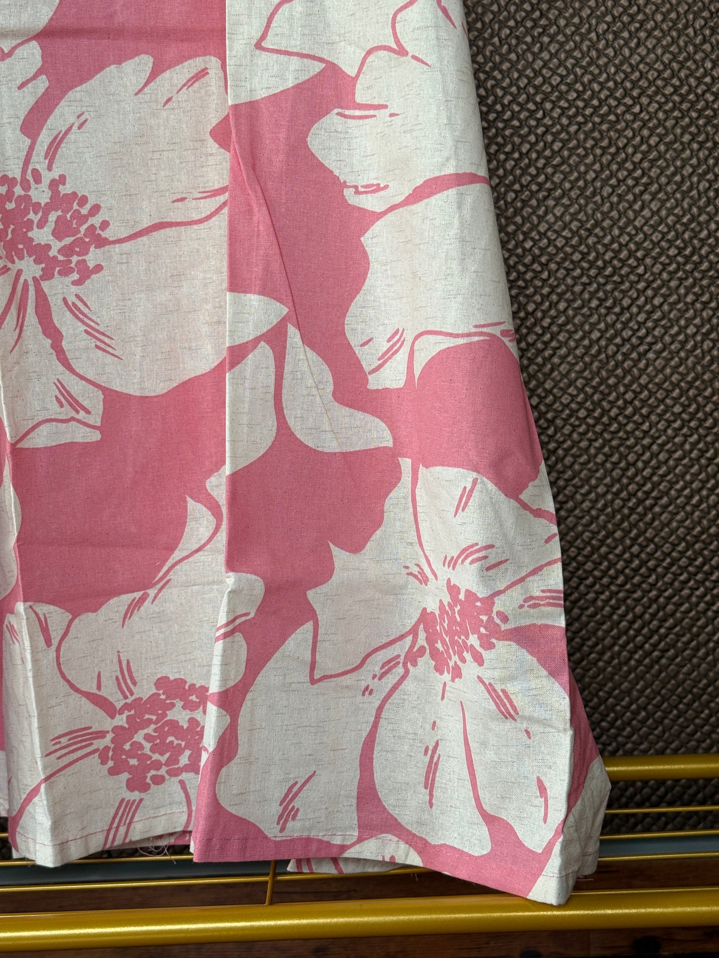 Blush bloom cotton Kurti pant set