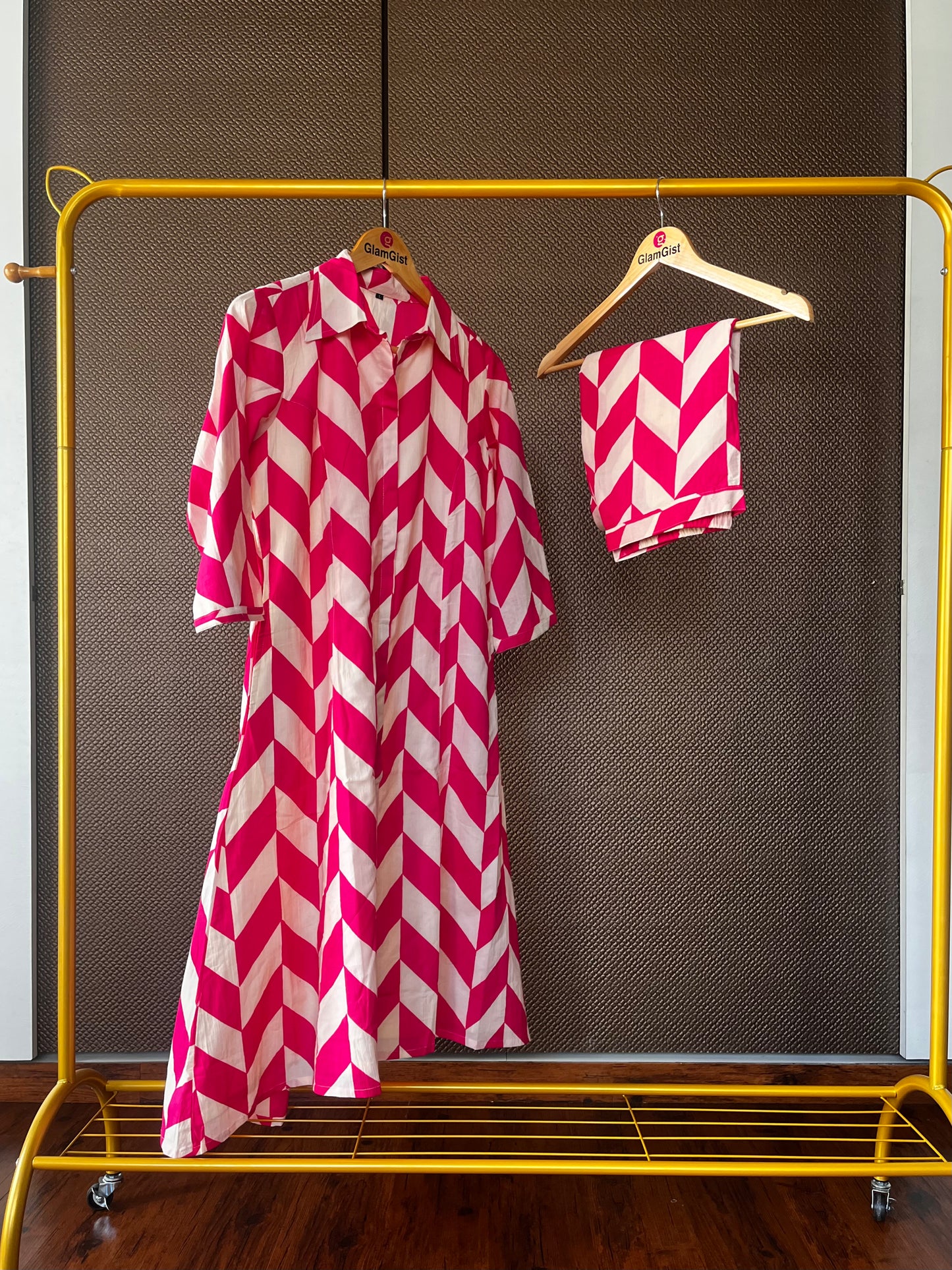 Pink Long coord set