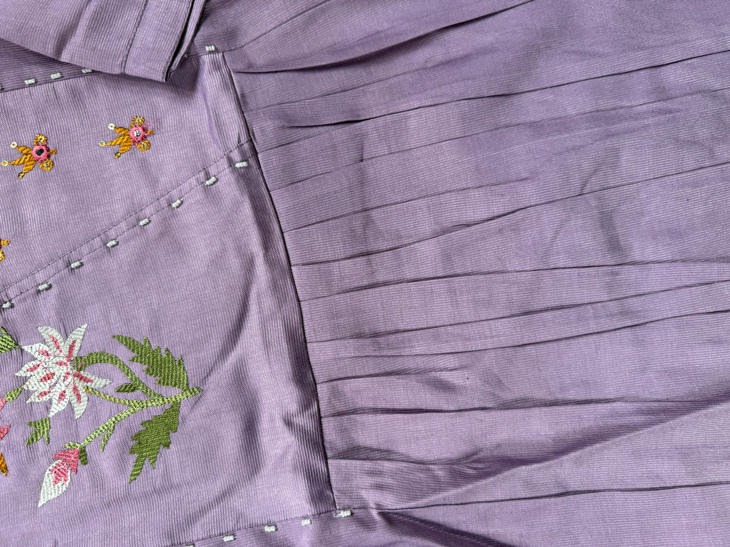 Soft lavender Kurti pant set