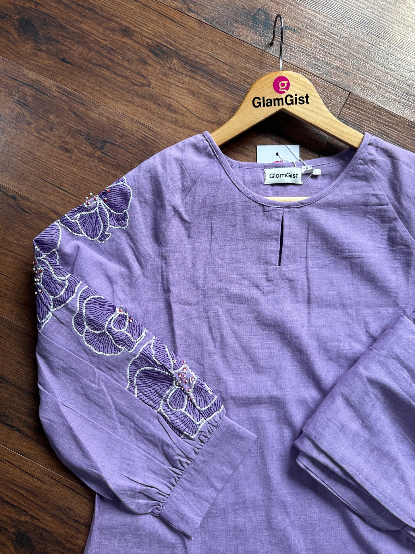 Lavender cotton long coord set