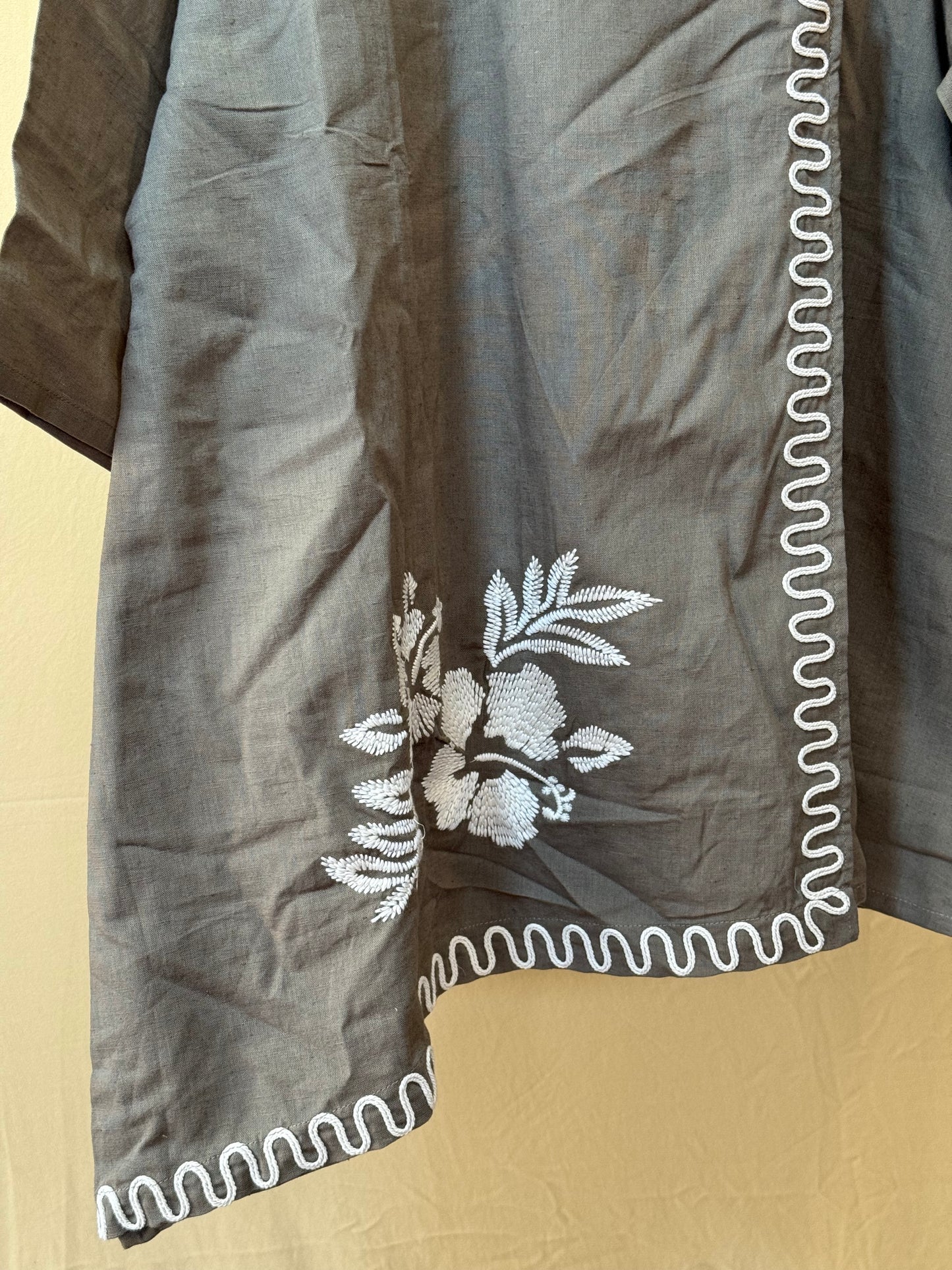 Designer brown cotton coord set