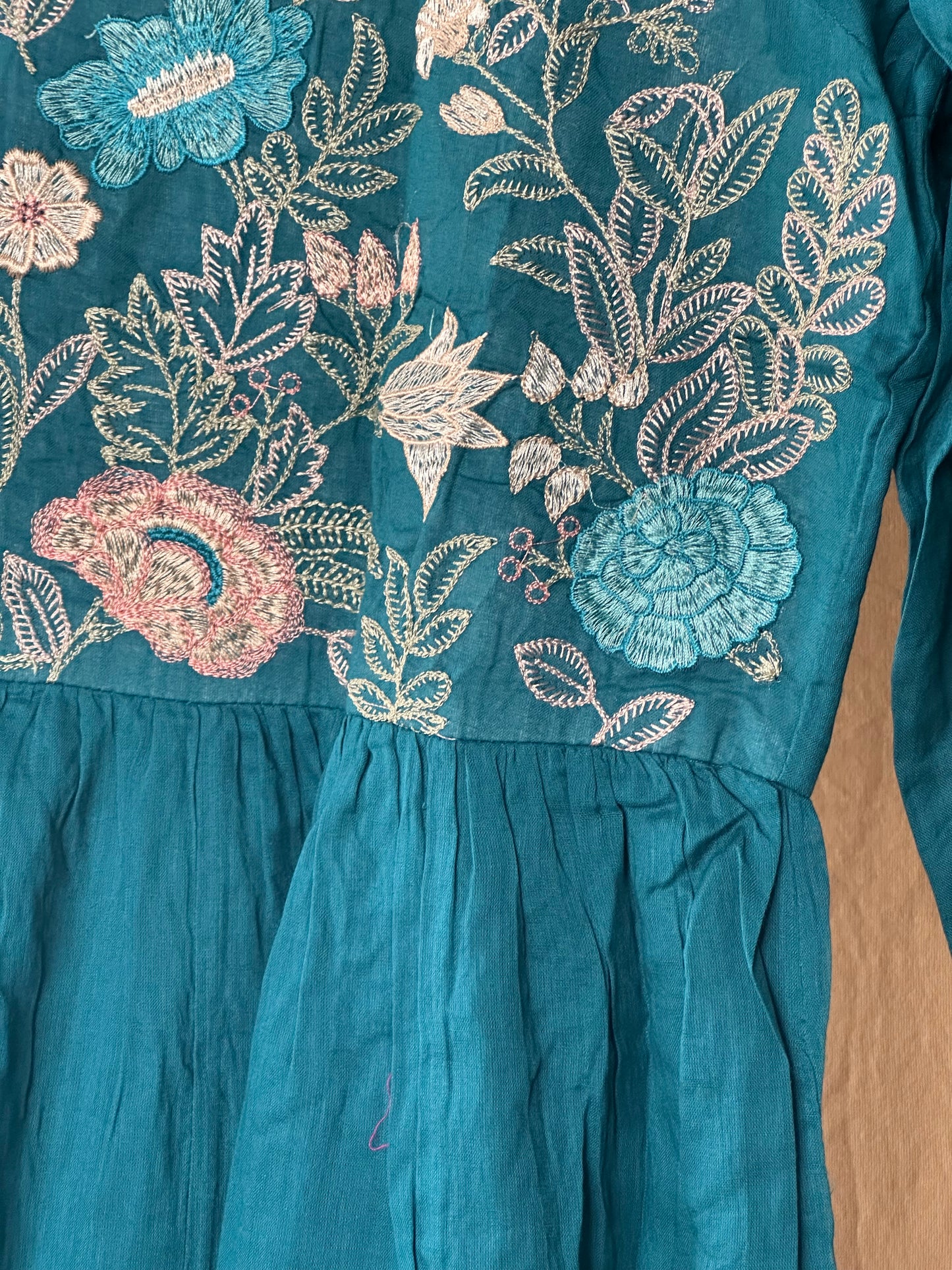 Teal Blue Mul Cotton Set