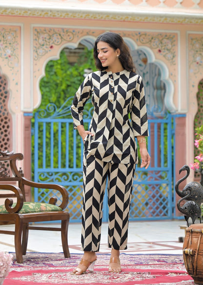 Black & white coord set